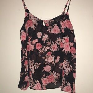 forever 21 floral fashion top